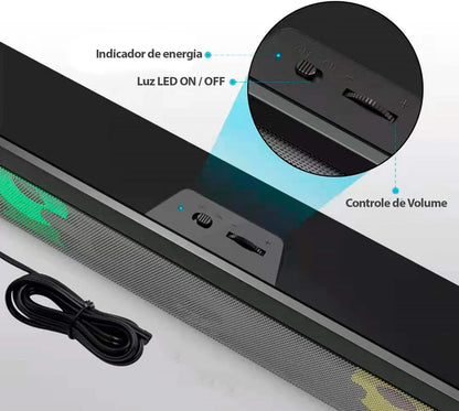 Soundbar Gamer 6W