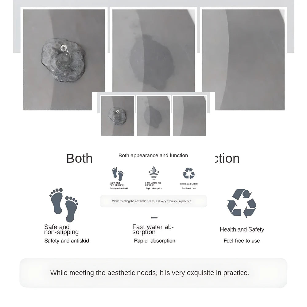 Tapete tecnológico de banheiro