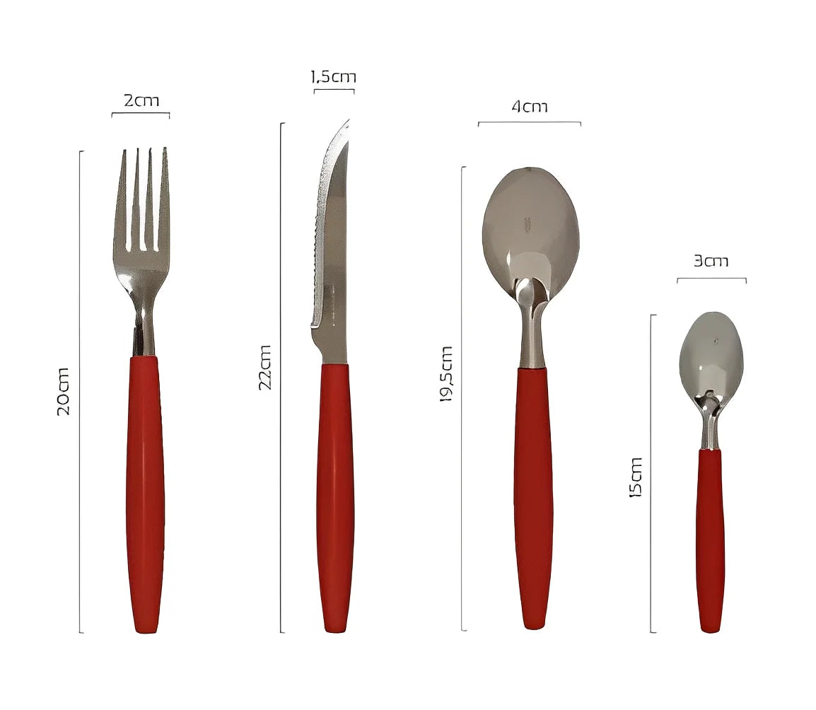 Jogo de Talheres em Inox + Organizador de Gaveta